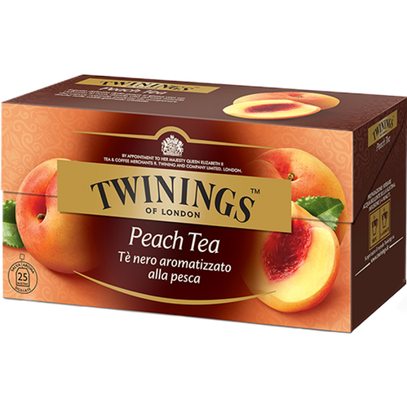 TWININGS Peach Tea Tè neri aromatizzati