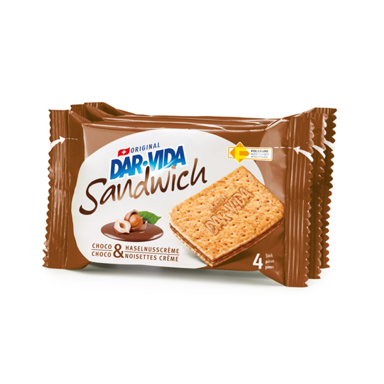 DAR-VIDA Sandwich Choco & Haselnuss crème