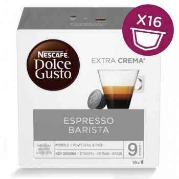 Caffè Capsule Dolce Gusto Nescafé Espresso Barista 16 Capsule