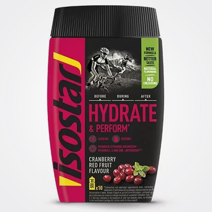 Isostar Hydrate & Perform Gusto frutti rossi 400 g