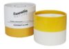 Candela in Ceramica GIALLA/BIANCA profumo Coconut & Lime