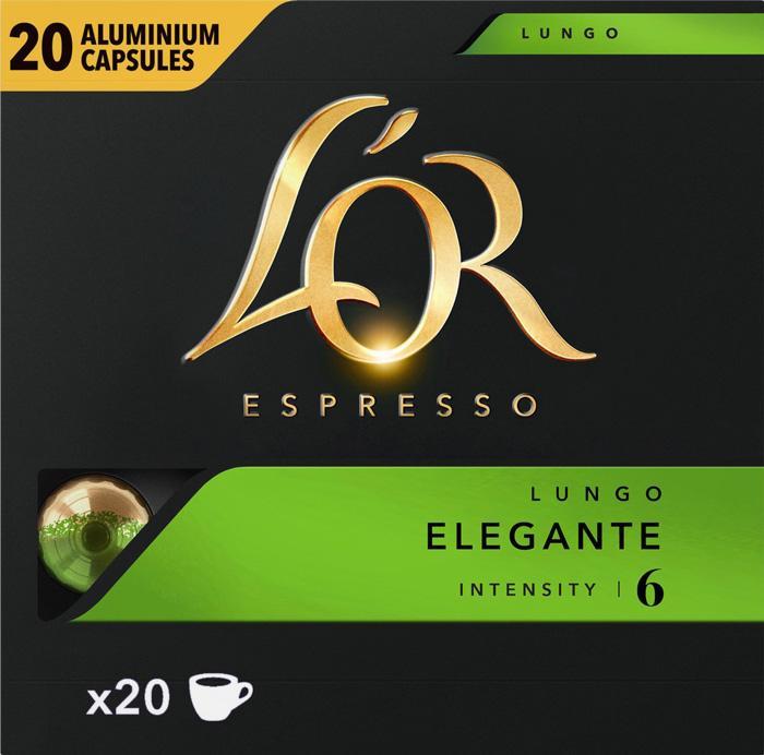Caffè capsule compatibili Nespresso * Elegante 20 cps