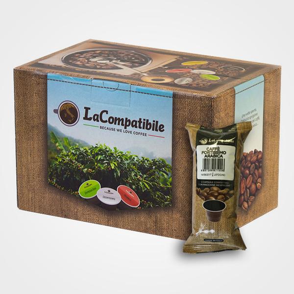 Caffè capsule compatibili Nespresso * Fortissimo 100 cps