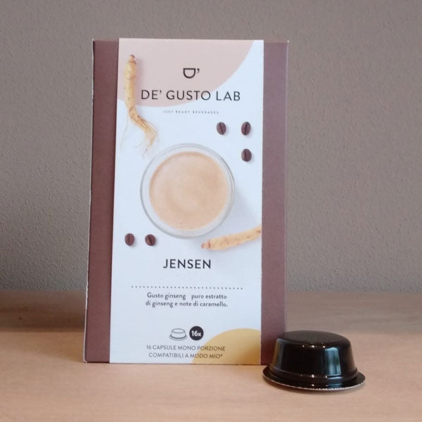 Jensen Coffee Ginseng compatibile a modo mio 16 capsule
