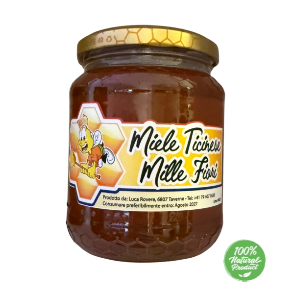 Miele Artigianale Millefiori Ticinese (Svizzera) - 500ml