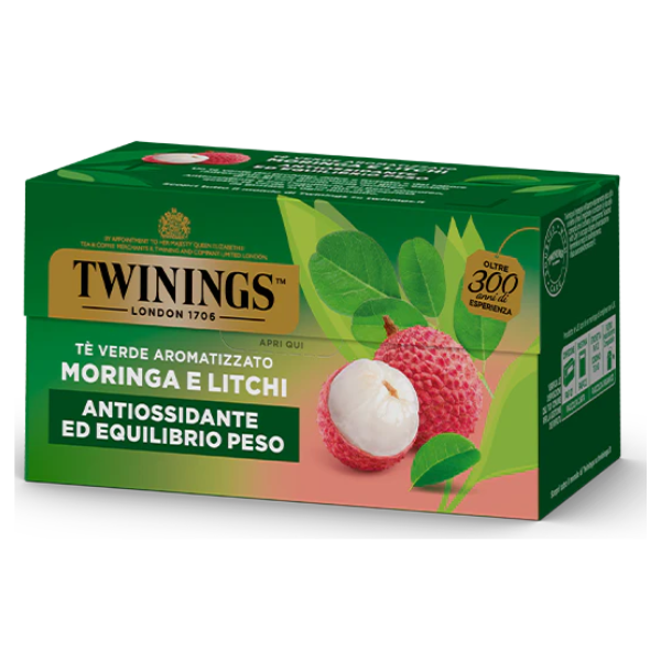 Tè verde Moringa e Litchi 20 filtri