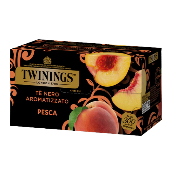 Tè nero aromatizzato Pesca 25 filtri