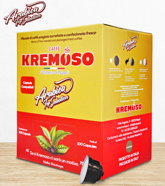 Caffè capsule ARABICA Top Selection compatibili Nespresso* 100cps