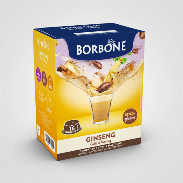 Caffè Ginseng capsule compatibili A Modo Mio 16 capsule