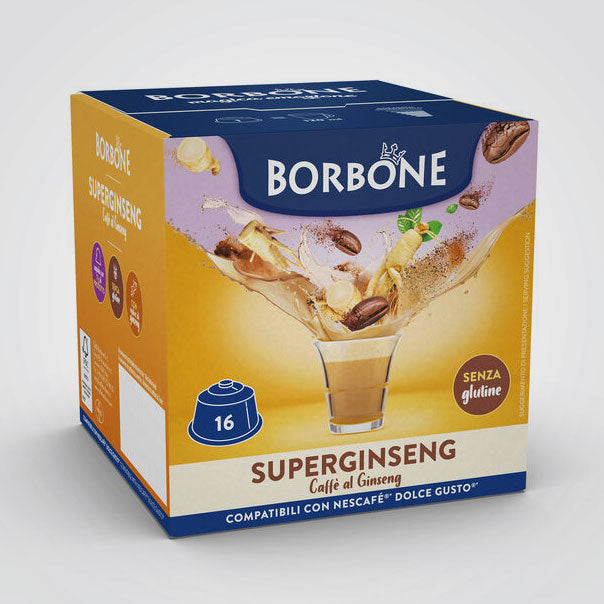 Caffè SuperGinseng capsule compatibili Nescafè Dolce Gusto 16 capsule