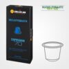 Caffè capsule Nespresso * compatibile Decaffeinato Blu 70 astuccio da 10 cps