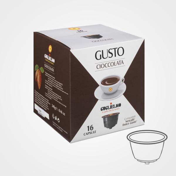 Caffè capsule compatibili Nescafé Dolce Gusto Cioccolata 16 capsule