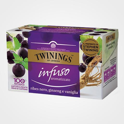 Infuso Ribes nero Ginseng e Vaniglia 20 filtri
